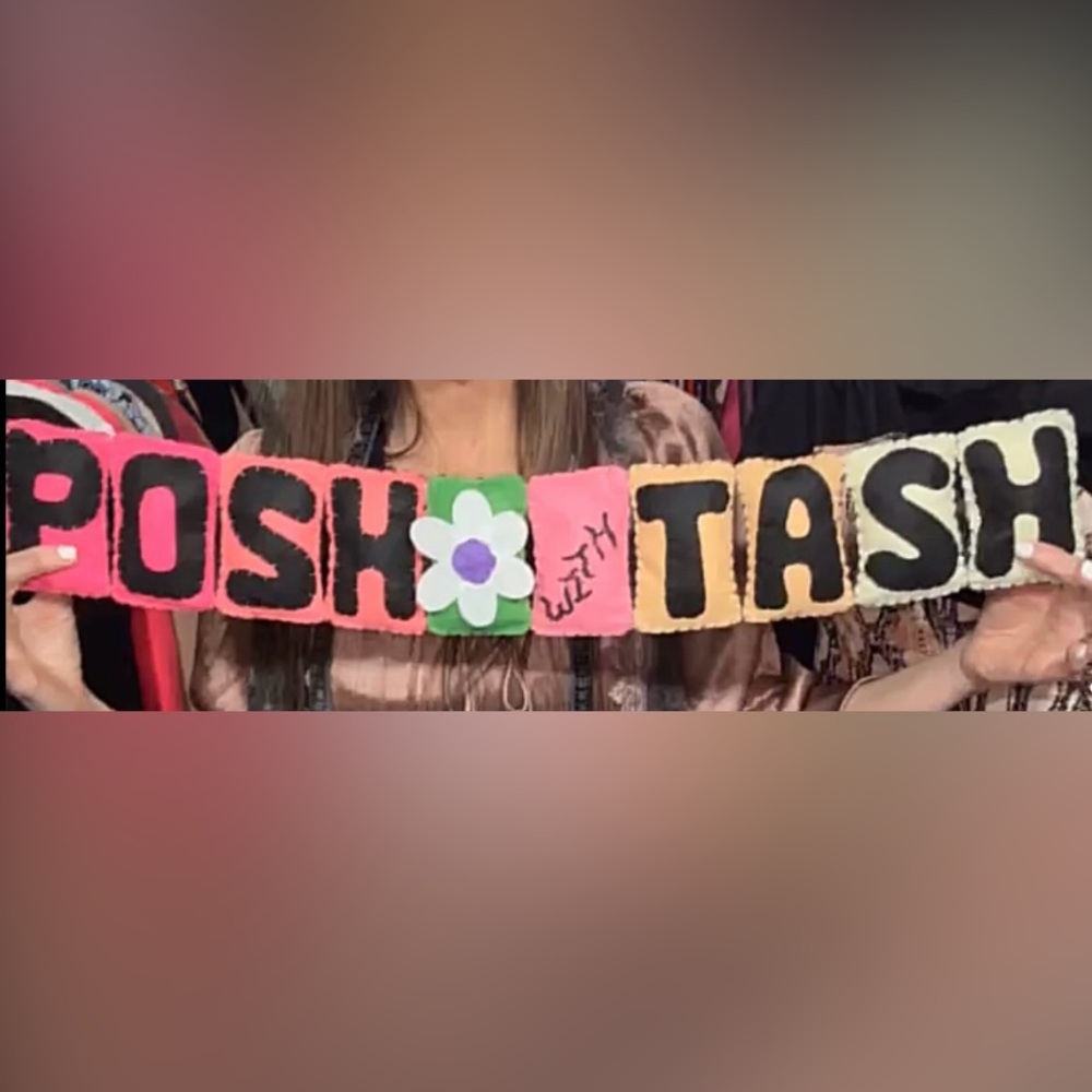 Colorful Handmade Sign with Flower Design